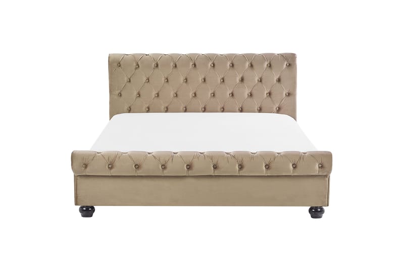 Bronson Vesipatjasänky 180x200 cm - Beige/Tumma puu - Huonekalut - Sänky - Vesisänky