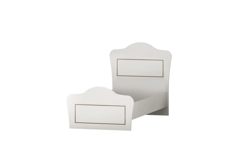 Brynor Sängynrunko 90x190 cm, Matta Valkoinen