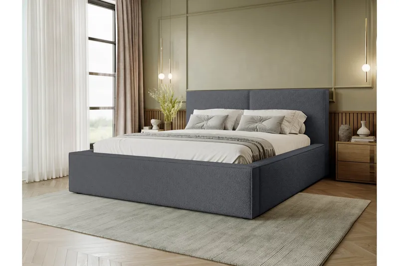 Bysantin Säilytyssänky 140x200 cm - Harmaa - Huonekalut - Sänky - Sänkykehikot & sängynrungot