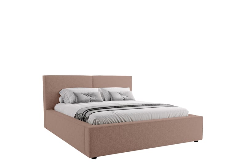 Bysantin Säilytyssänky 140x200 cm - Harmaa/Beige - Huonekalut - Sänky - Sängyt säilytystilalla