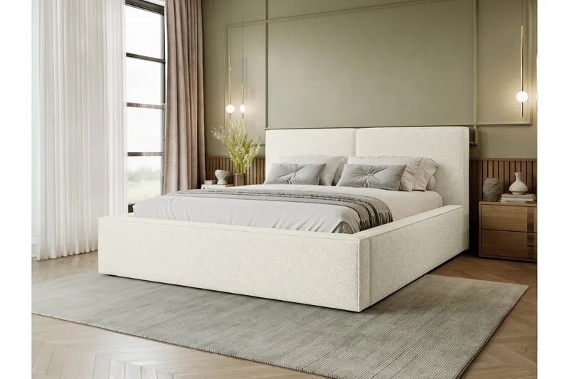 Bysantin Säilytyssänky 160x200 cm - Valkoinen - Huonekalut - Sänky - Sänkykehikot & sängynrungot