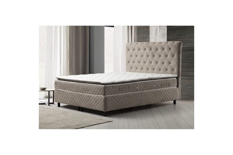 Calris Complete Bed -paketti 140x200 cm - Beige - Huonekalut - Sänky - Jenkkisängyt