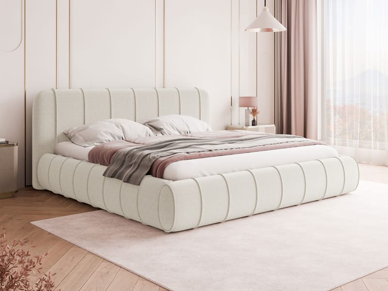 Calrosin Sängynrunko 180x200 cm Säilytystilalla - Valkoinen - Huonekalut - Sänky - Sänkykehikot & sängynrungot