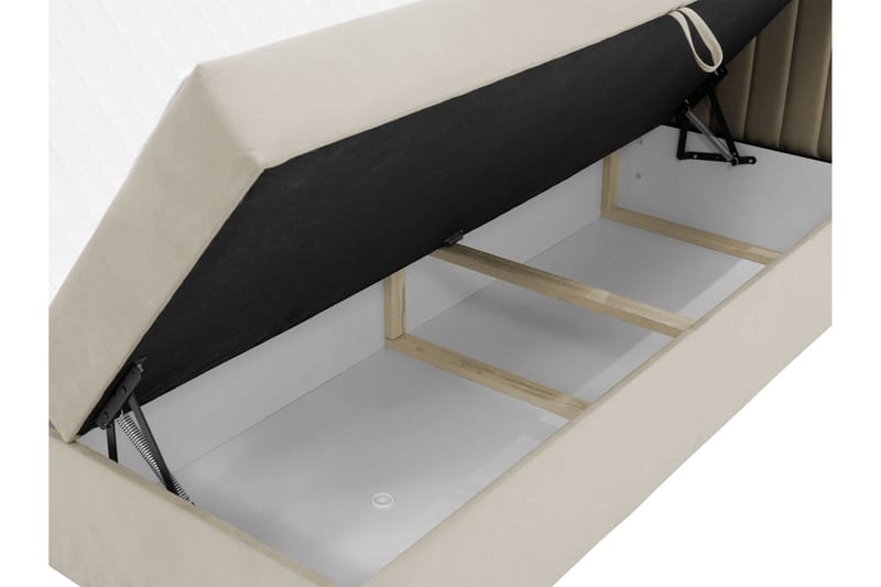 Calrosor Sänkypaketti Jenkkisänky ja säilytystilalla 140x200 cm - Harmaa - Huonekalut - Sänky - Jenkkisängyt