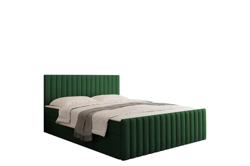 Calrosor Sänkypaketti Jenkkisänky ja säilytystilalla 140x200 cm - Vihreä - Huonekalut - Sänky - Jenkkisängyt