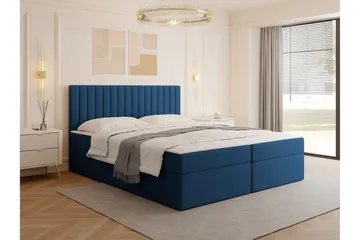 Calrosor Sänkypaketti Jenkkisänky ja säilytystilalla 160x200 cm - Sininen - Huonekalut - Sänky - Jenkkisängyt