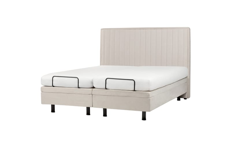 Carleigh Sänkykehys 160x200 cm - Beige - Huonekalut - Sänky - Moottorisänky