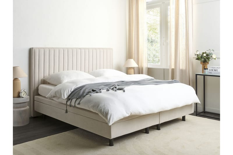 Carleigh Sänkykehys 180x200 cm - Beige - Huonekalut - Sänky - Moottorisänky