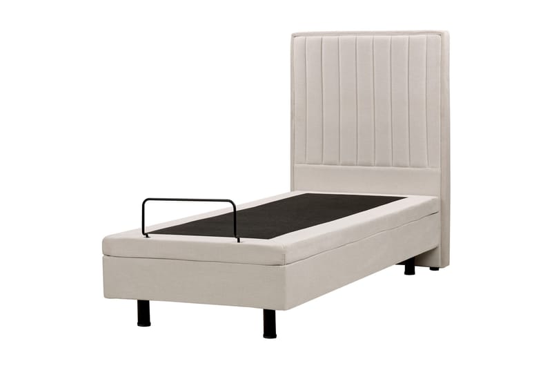 Carleigh Sänkykehys 80x200 cm - Beige - Huonekalut - Sänky - Sänkykehikot & sängynrungot