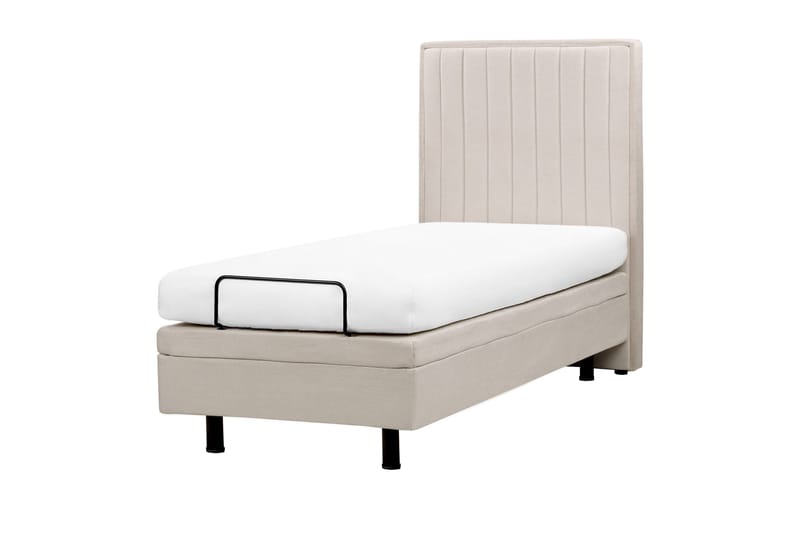 Carleigh Sänkykehys 80x200 cm - Beige - Huonekalut - Sänky - Sänkykehikot & sängynrungot