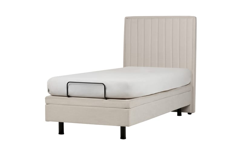 Carleigh Sänkykehys 90x200 cm - Beige - Huonekalut - Sänky - Sänkykehikot & sängynrungot