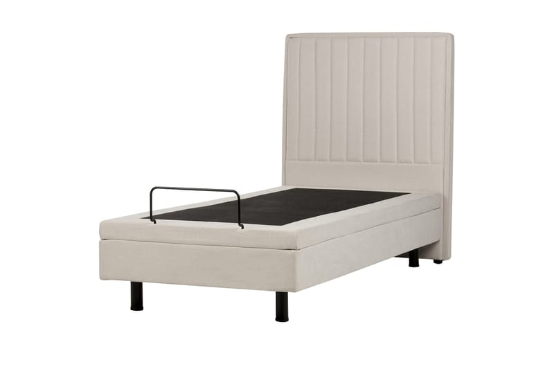 Carleigh Sänkykehys 90x200 cm - Beige - Huonekalut - Sänky - Sänkykehikot & sängynrungot