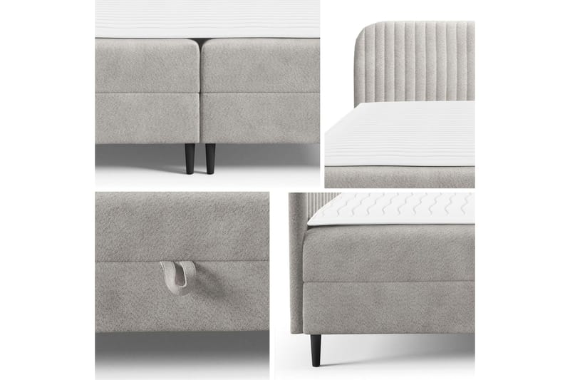 Celestine Säilytyssänky 140x200 cm - Beige - Huonekalut - Sänky - Sängyt säilytystilalla