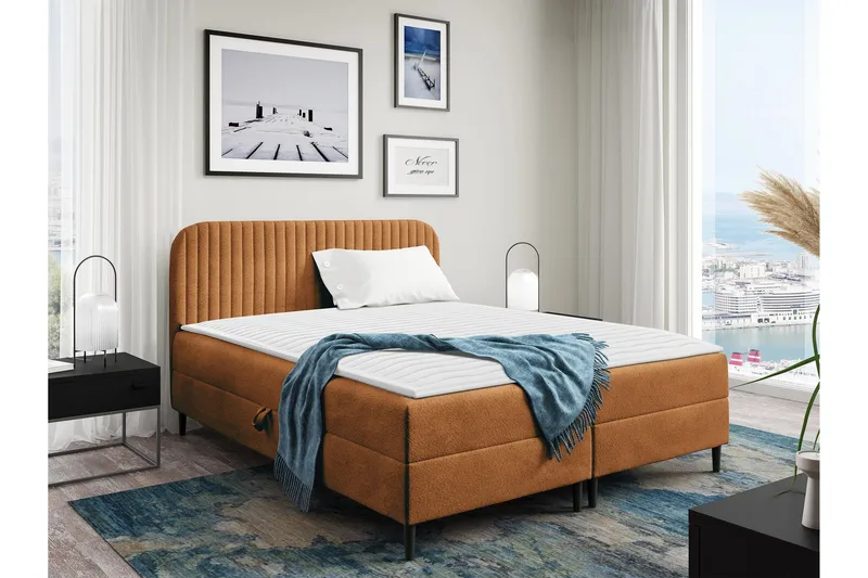 Celestine Säilytyssänky 180x200 cm, Oranssi