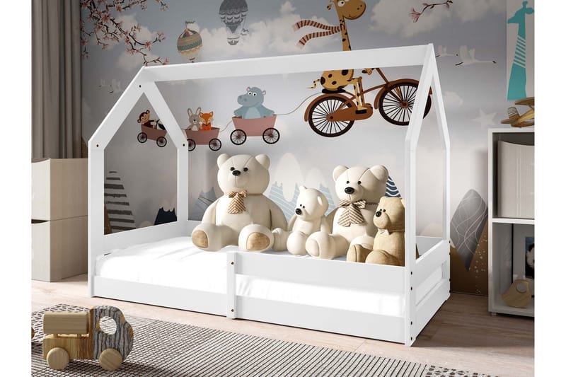 Cenon Sängynrunko 80x160 cm - Valkoinen - Huonekalut - Sänky - Sänkykehikot & sängynrungot