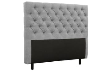 Coral sänkypaketti – jenkkisänky 140x200 cm kangasta sängynpäädyllä + petauspatja - Harmaa - Huonekalut - Sänky - Jenkkisängyt