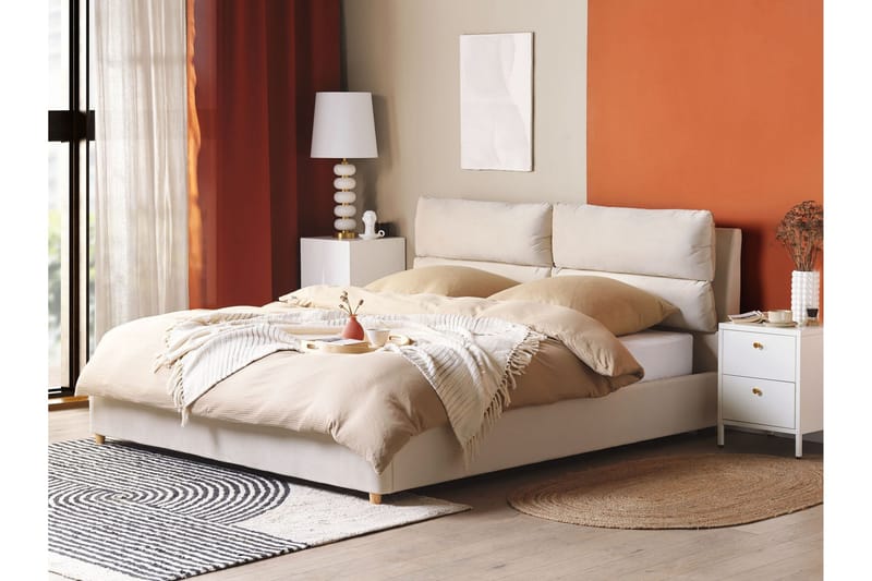 Daxxon Sänkykehys 180x200 cm - Beige - Huonekalut - Sänky - Sänkykehikot & sängynrungot