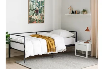 Dayven Sänkykehys 90x200 cm - Musta - Huonekalut - Sänky - Sänkykehikot & sängynrungot
