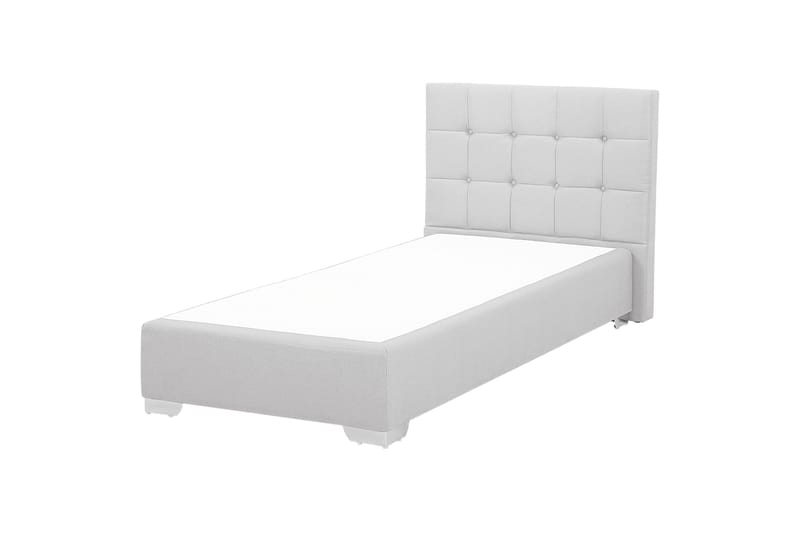 Denae Jenkkisänky 90x200 cm - Harmaa/Hopea - Huonekalut - Sänky - Yhden hengen sängyt