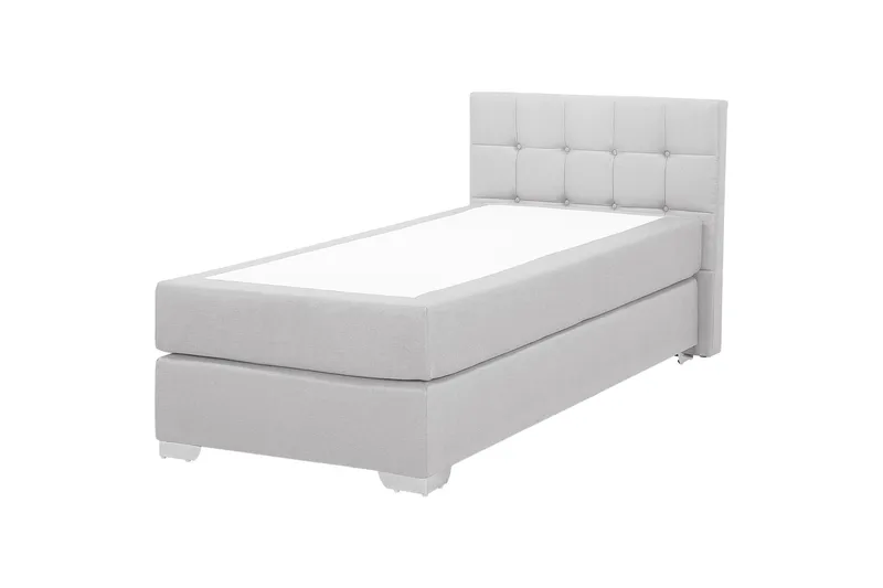 Denae Jenkkisänky 90x200 cm - Harmaa/Hopea - Huonekalut - Sänky - Yhden hengen sängyt