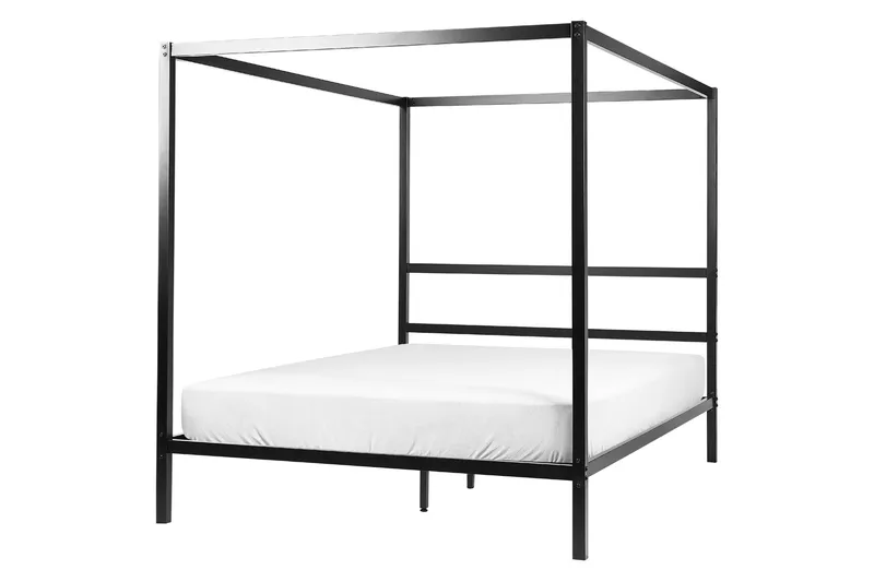 Denaya Pylvässänky 160x200 cm - Musta - Huonekalut - Sänky - Katossängyt