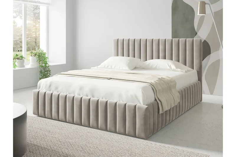 Desio Säilytyssänky 140x200 cm, Beige