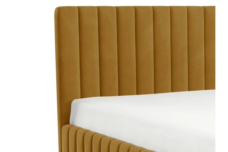 Desio Säilytyssänky 160x200 cm - Keltainen - Huonekalut - Sänky - Sänkykehikot & sängynrungot