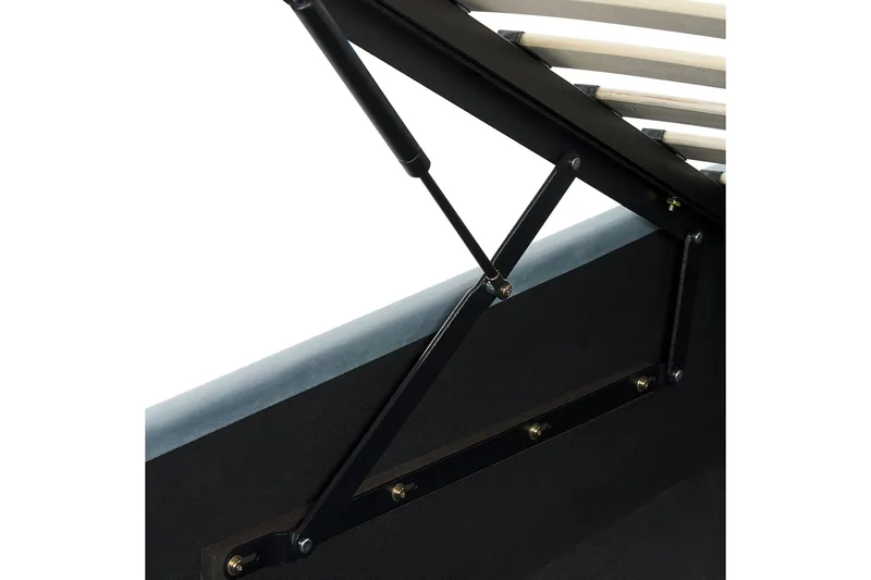 Diantha Sänkykehys 90x200 cm - Sininen - Huonekalut - Sänky - Sänkykehikot & sängynrungot