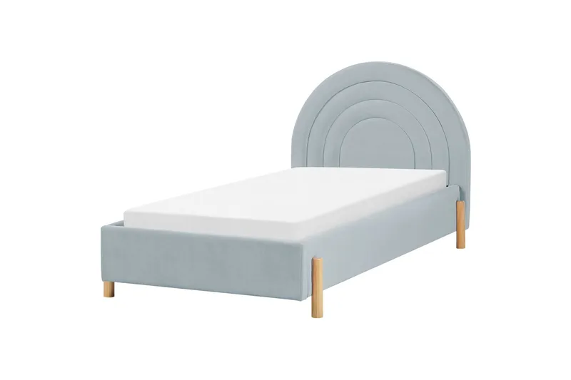 Diantha Sänkykehys 90x200 cm, Sininen/Vaalea puu