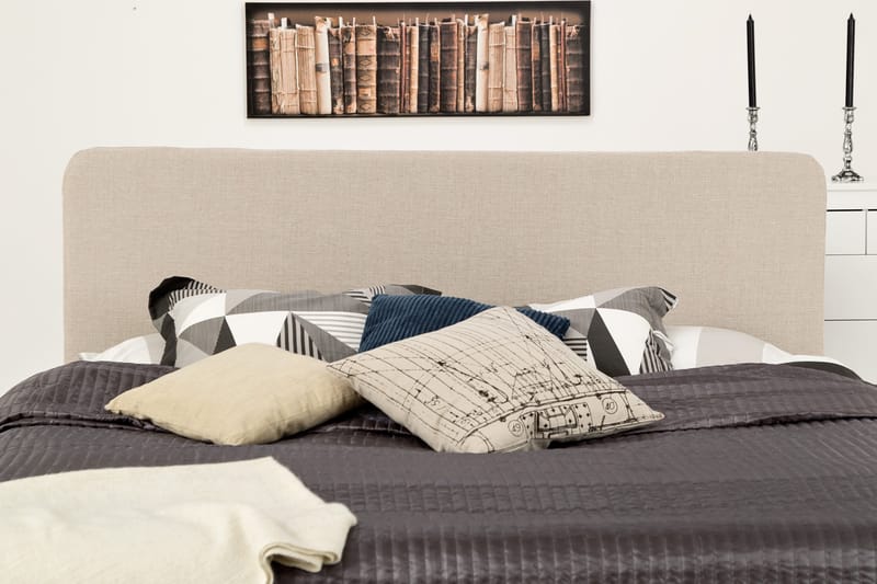 Dolly jenkkisänky 210x210 cm - Beige - Huonekalut - Sänky - Jenkkisängyt
