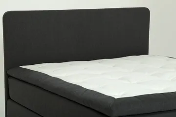 Dolly sänkypaketti – jenkkisänky 160x200 cm kangasta sängynpäädyllä + petauspatja kiinteysaste medium - Musta - Huonekalut - Sänky - Jenkkisängyt