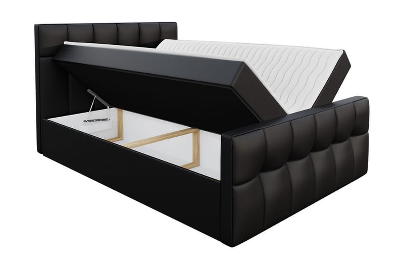 Doncaster sängpaketti kontinentalsänky 160x200 cm - Punainen - Huonekalut - Sänky - Sängyt säilytystilalla