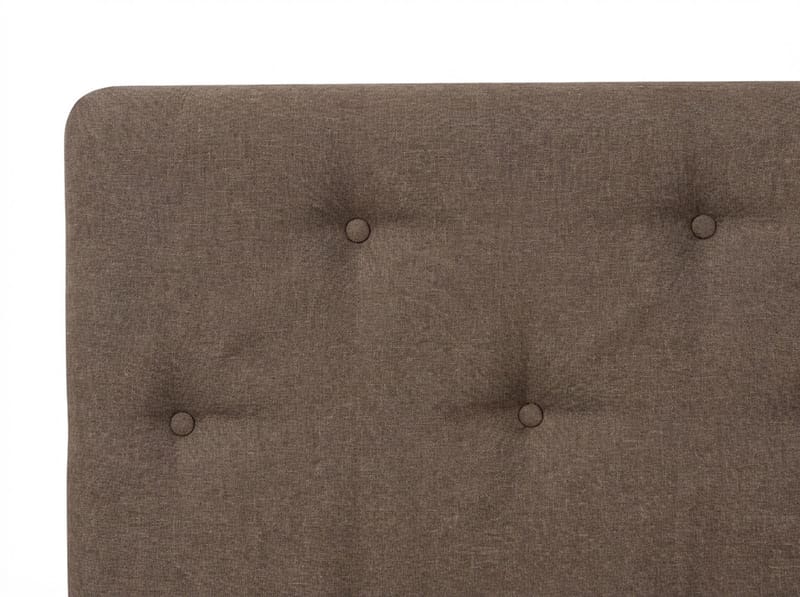 Dream täydellinen sänkypaketti 120x200 cm epäsymmetriset napit - Ruskea - Huonekalut - Sänky - Jenkkisängyt