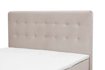 Dream täydellinen sänkypaketti 160x200 cm Nappikoristelu - Beige - Huonekalut - Sänky - Jenkkisängyt