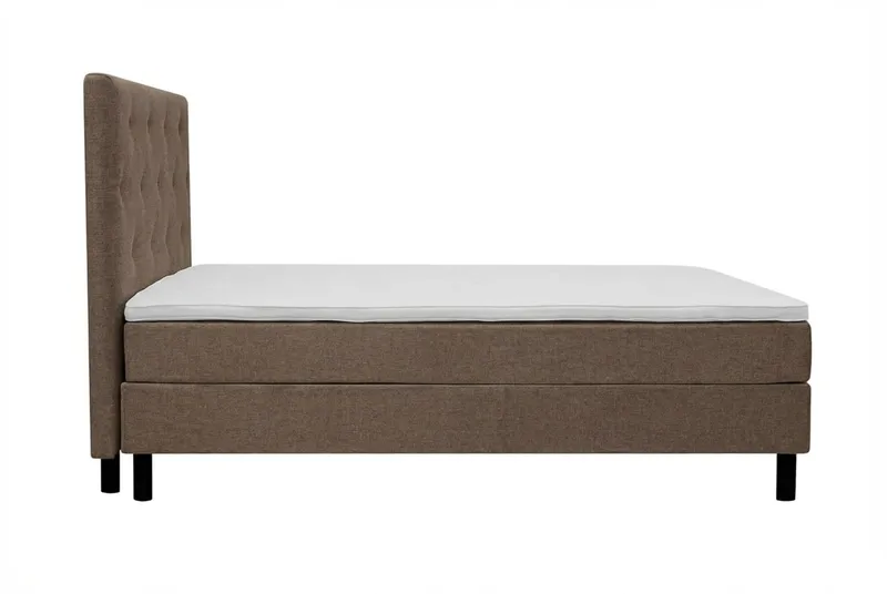 Dream täydellinen sänkypaketti 180x200 cm epäsymmetriset napit - Ruskea - Huonekalut - Sänky - Jenkkisängyt