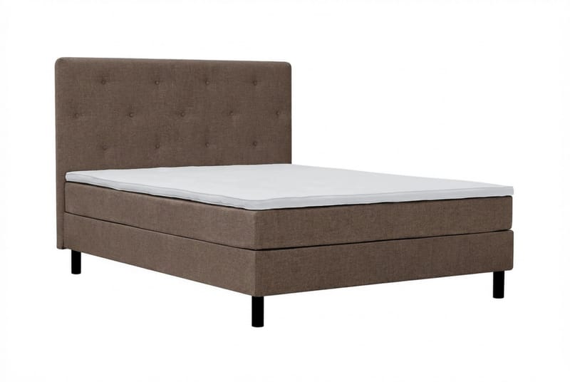 Dream täydellinen sänkypaketti 180x200 cm epäsymmetriset napit - Ruskea - Huonekalut - Sänky - Jenkkisängyt