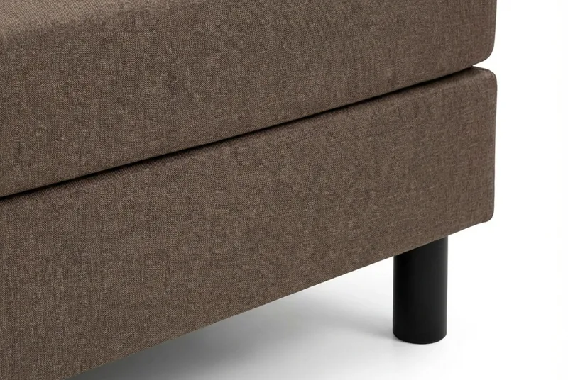 Dream täydellinen sänkypaketti 180x200 cm epäsymmetriset napit - Ruskea - Huonekalut - Sänky - Jenkkisängyt