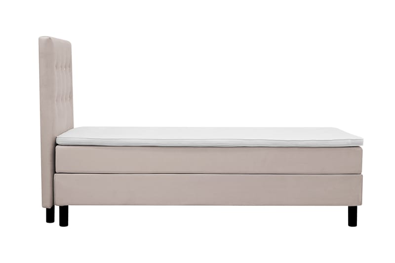 Dream - täydellinen sänkypaketti 90x200 cm, napit - Beige - Huonekalut - Sänky - Jenkkisängyt