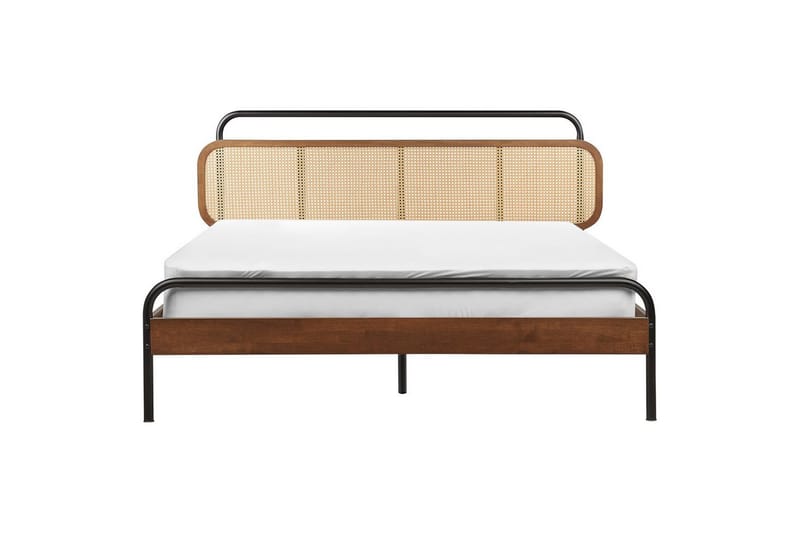 Dubbelsäng Beliani Boussicourt med lamellram 140x200 cm 160x200 - Huonekalut - Sänky - Runkopatjasängyt