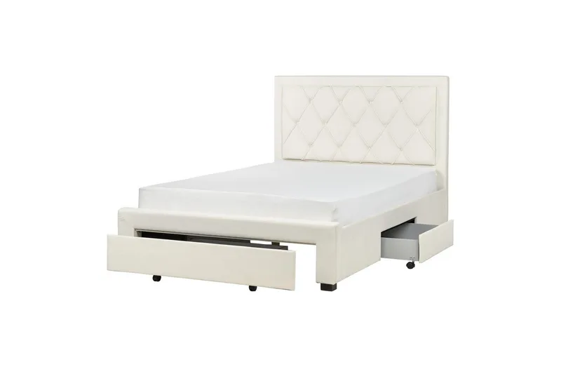 Dubbelsäng Beliani Lievin med förvaring 140x200 cm 140x200, undefined