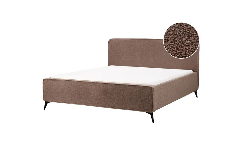 Dubbelsäng Beliani Valognes med lamellram 160x200 cm 180x200, undefined