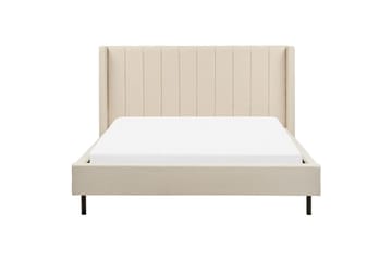 Dubbelsäng Beliani Villette med lamellram 140x200 cm 160x200 - Huonekalut - Sänky - Runkopatjasängyt