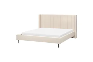 Dubbelsäng Beliani Villette med lamellram 140x200 cm 180x200 - Huonekalut - Sänky - Runkopatjasängyt