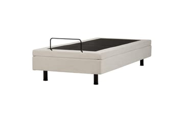 Enkelsäng Beliani Duke II Ljusbeige, 90x200 cm Beige - Huonekalut - Sänky - Yhden hengen sängyt