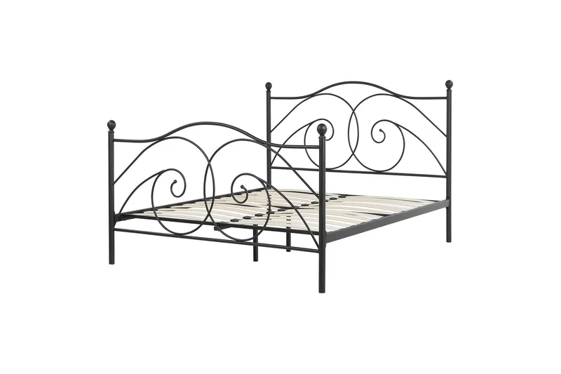 Eppy Sänkykehys 140x200 cm, Musta