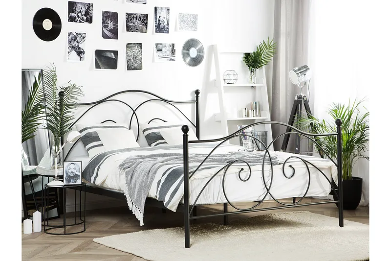 Eppy Sänkykehys 140x200 cm - Musta - Huonekalut - Sänky - Sänkykehikot & sängynrungot