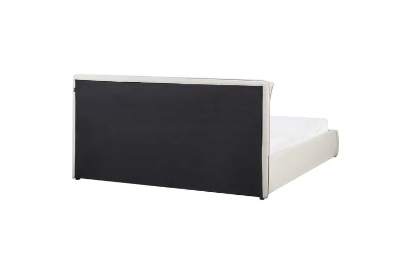 Förvaringssäng Beige 160x200 - Huonekalut - Sänky - Sänkykehikot & sängynrungot