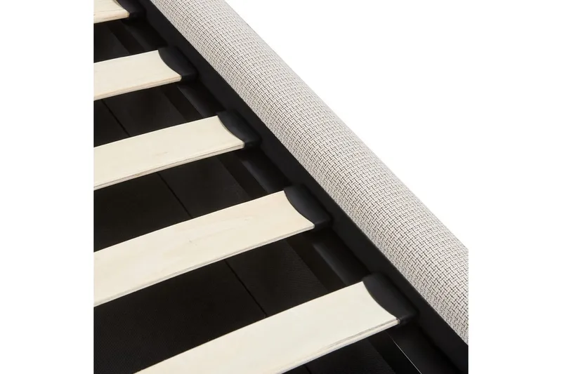 Förvaringssäng Beige 160x200 - Huonekalut - Sänky - Sänkykehikot & sängynrungot