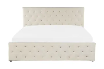 Förvaringssäng Beige - Huonekalut - Sänky - Sänkykehikot & sängynrungot