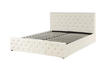 Förvaringssäng Beige - Huonekalut - Sänky - Sänkykehikot & sängynrungot